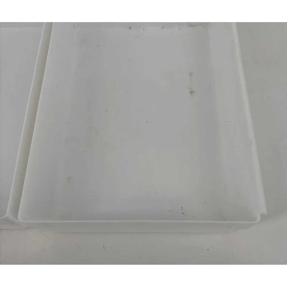 Vintage Rubbermaid White Interlocking Drawer Storage Organizer 9x6x2 JBI 2916